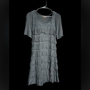 Ruffled cocktail dress from boutique brand in Turkey size small
